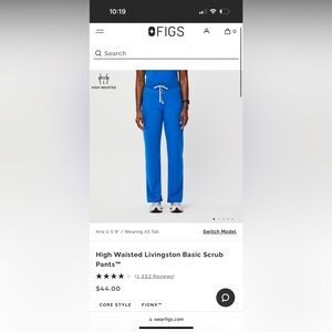 Medium Figs Livingston scrub pants